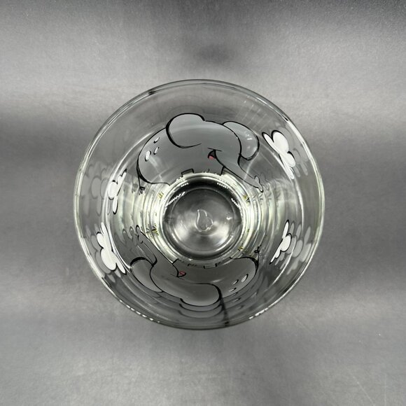 Childrens Cup Leonardo Bambini Elephant Glass 7 Oz Gray Kitschy Drinkware - Picture 6 of 9